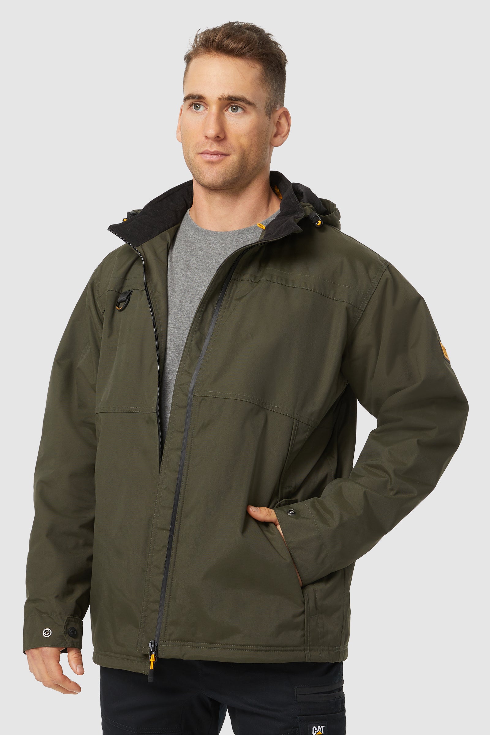 Caterpillar rain outlet jacket