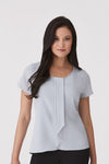 City Collection Womens Cascade S/S Blouse