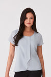 City Collection Womens Cascade S/S Blouse