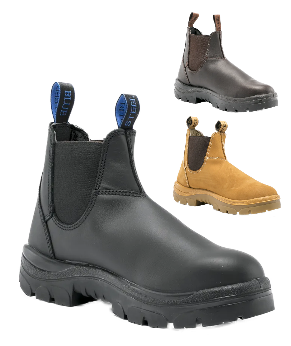 Steel blue hobart non best sale safety boots