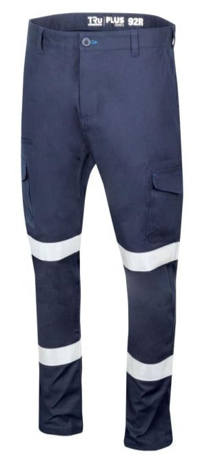 TruWorkwear Mens MW Cotton Stretch Cargo Pants Taped