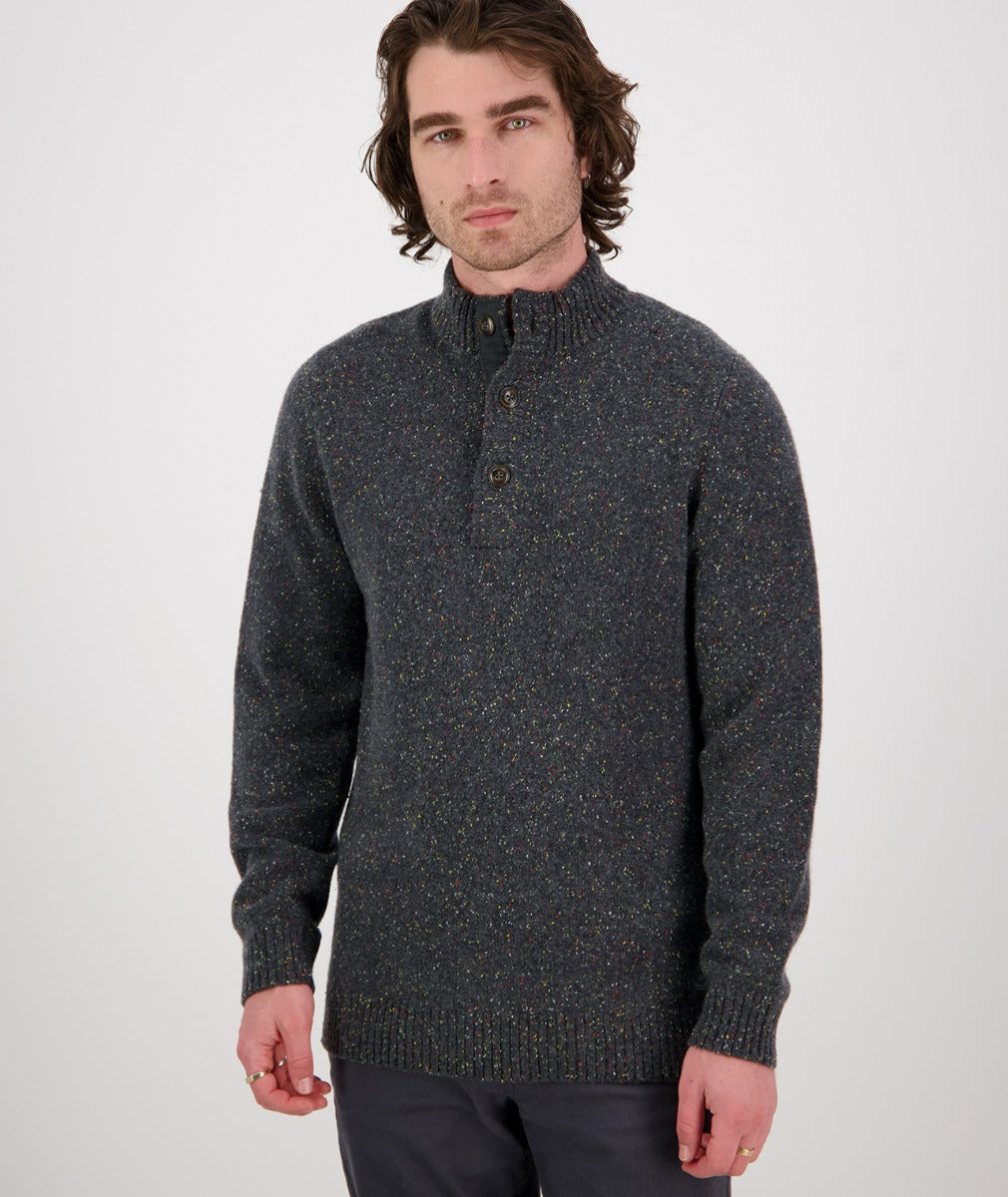 Swandri Clifton Button Knit Jumper Work Clobber Bunbury