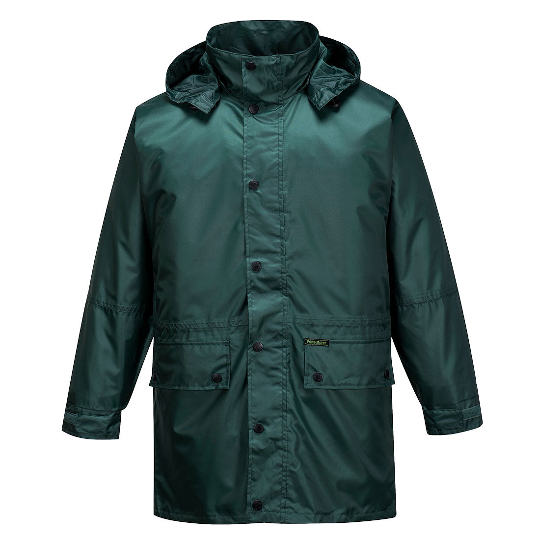 Green mens rain on sale jacket